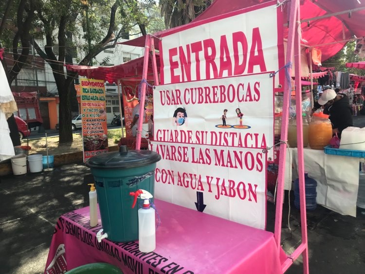 Medidas Sanitarias Tianguis De La Colonia Letrán Valle Archivos De La Pandemia En México 9012