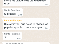 Captura de pantalla de mensaje del grupo de WhatsApp “Hospital Kike”: recomendación para limpiar casa. Imagen: Nordi Verónica del Rocío Enríquez Flores.