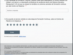 Encuesta de satisfacción Conversatorio “Los retos de la Nueva Escuela Mexicana ante un regreso a clases híbrido”. Imagen: Yazmin de la Cruz Bustos. 