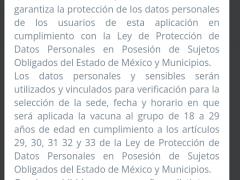 Portal de registro de citas Vacuna para los chavos de Tecámac. 