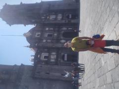 Cambios en la entrada y salida de la Catedral Basílica de Puebla debido a la pandemia. Calle 16 de Septiembre s/n, Centro histórico de Puebla, 72000 Puebla, Puebla. Fotografía del 4 de octubre del 2020 por Ulises Felipe Chávez Valdovinos.