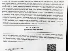 Carta compromiso del Ciber Plug en la que el negocio se compromete a cumplir las normas sanitarias para prevenir contagios de covid19. La carta es del 29 de junio del 2020