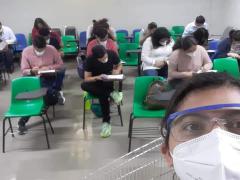 Selfi de un estudiante de bachilleto.