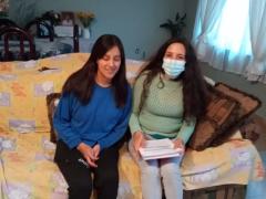 Araceli Vega y Ingrid Quintana, entrevista realizada dentro del domicilio de la entrevistada.