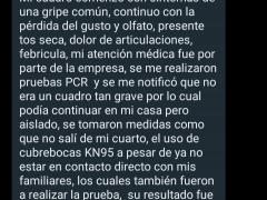 Captura de entrevista vía WhatsApp. Imagen: Estrella Iraith Escalante Mendoza.