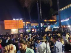 Zona de antros, Feria de San Marcos. Fotografía: Luz María Galaviz Galarza.