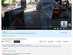 Video Cazadores del COVID-19 em Tijuana, Baja California, por Excélsior TV.