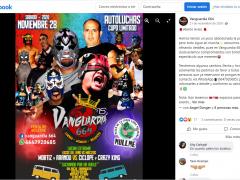 Publicación de la invitación al evento Autoluchas.