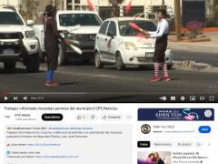 Publicación de video Trabajos informales necesitan permiso del municipio, de CPS Noticias.