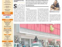Nota del Tribuna sobre disposiciones en Los Cabos tras el decreto del gobernador Carlos Mendoza.