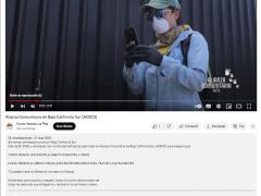 Publicación del video de presentación de la Alianza Comunitaria de Baja California Sur (ACBCS).. YouTube Como vamos La Paz.