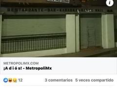 Publicación anuncia cierre de una cantina en Los Cabos por quiebra debido a la pandemia. Facebook Caboconexión CSL.