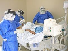 Atención hospitalaria en Baja California Sur. Fotografía: Secretaría de Salud Estatal.