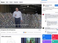Publicación sobre entrega de despensas en Colima. Facebook José Ignacio Peralta Sánchez.