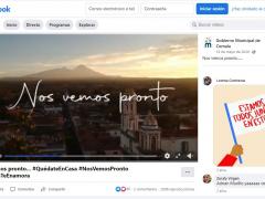 Publicación del Gobierno municipal de Comala dirigida a turistas sobre la pandemia.