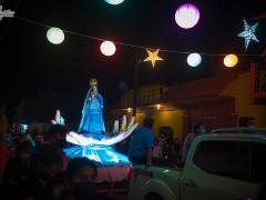 Virgen de la Candelaria en procesión. Fotografía: Tu gusto en fotografía.