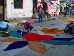 Avance de la alfombra. Fotografía: Tu gusto en fotografía.