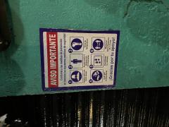 Cartel con medidas de seguridad en tienda de abarrotes, Benito Juárez, Ciudad de México. Fotografía: Camila Danae Arana Flores.