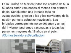 Publicación de Diego en Facebook.