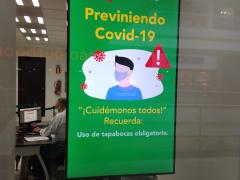 Previniendo COVID-19. CI Banco sugiere el uso de cubrebocas. Fotografía: Diana Elena Arredondo Linares.
