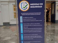 Centro Comercial Santa Fe, espacio seguro con medidas de seguridad. Fotografía: Diana Elena Arredondo Linares.