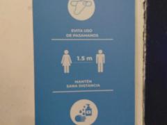 Recomendaciones sanitarios para usuarios de la Cineteca Nacional de México. Fotografía: Diana Elena Arredondo Linares.