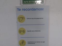 Recomendaciones sanitarias para usuarios de la Cineteca Nacional de México. Fotografía: Diana Elena Arredondo Linares. Fotografía: Diana Elena Arredondo Linares