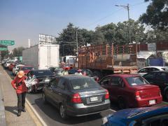 Calle Ermita Iztapalapa, 15 de Abril de 2020 a las 10:40 de la mañana. Fotografía: Duilio Rodríguez.