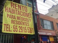 Anuncio de renta para médicos y residentes.
