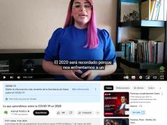 Publicación de Animal Político sobre lo que aprendimos del COVID-19 durante 2020.