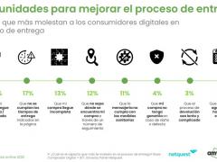 Gráfico Oportunidades para mejorar el proceso de entrega. Créditos: T21 MX.