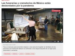 Nota sobre demanda de servicios funerarios durante la pandemia.