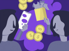 Las nenis y el autoempleo. Ilustración: Nayelly Tenorio.