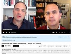 Entrevista a Jorge Suárez-Vélez por  León Krauz en el programa Ciber Diálogos.