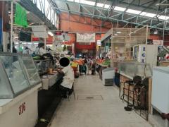 Pasillo, Mercado La Argentina, Pasillo de venta de verduras, Mercado La Argentina. Fotografía: Sofía Rebeca Aguilar Salcedo..