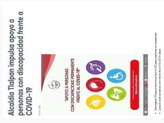 Sitio oficial de la Alcaldía Tlalpan convoca a personas con discapacidad para recibir apoyos económicos.