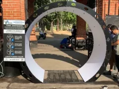 Los túneles se colocaron en diferentes dependencias de la alcaldía. Fotografía: Portal Alcaldía Tlalpan.