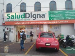 Exterior de la Clínica Salud Digna, La Joya, Tlalpan. Fotografía: Ángel Alberto Blancas Rivera.