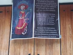 Calaverita Literaria "Quinto a la calavera", Fuentes Brotantes, Miguel Hidaglo, Tlalpan. Fotografía: Ángel Alberto Blancas Rivera.