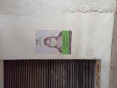 Cartel de la camapaña Por favor, llévalo puesto para fomentar el uso del cubrebocas. Fotografía: Alma María Castellanos Chávez.