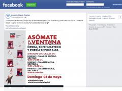 Publicación de invitación a jornadas culturales. Facebook Alcaldía Miguel Hidalgo.