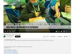 Publicación sobre iniciativa "Un rinconcito de esperanza" en apoyo a los niños durante la pandemia.