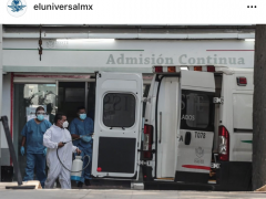 Sanitizacion de ambulancia. Fotografía: @german453