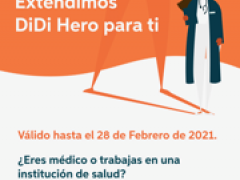 Flyer digital con la presentación del programa “Didi Hero”