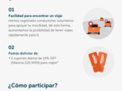 Didi Hero con las preguntas ¿a quién podemos ayudar?, ¿Qué recibirás? ,  ¿Cómo participar?