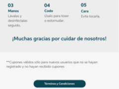Términos y condiciones, aviso de privacidad y medios de contacto.
