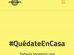 Verificovid.mx, página web que proporciona información confiable y verificada por un equipo médico y periodístico sobre el COVID-19.