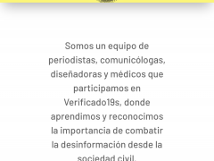 Verificovid.mx, presentación del equipo de periodistas, comunicólogas, diseñadoras y médicos que participan en Verificado19.