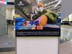 Producción de vestuario y equipo de la SEDENA, para material de protección frente a la contingencia por COVID-19.