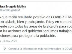 Publicación de Clara Brugada en Twitter.